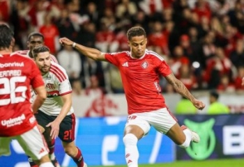 Inter e Flamengo empatam por 1 a 1 no Beira-Rio pelo Brasileirão